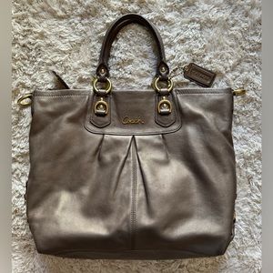 Metallic Coach Hand Bag